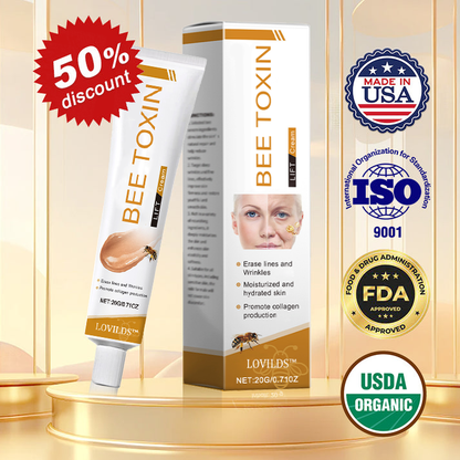 🐝🎁Made and Shipped from USA✨LOVILDS™ Bee Toxin Wrinkle Removal Cream-🔥LAST DAY 70% OFF